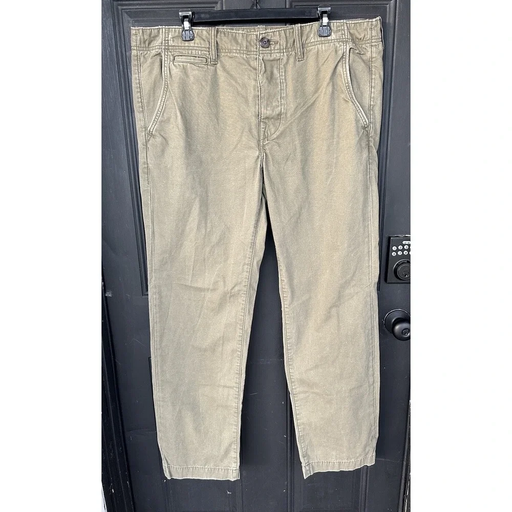True Religion Jeans Utility Chino Pants Special Ops Standard Issue Size 38 Green